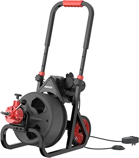 DRAIN CLEANING MACHINE, 50FT – Populo Tools