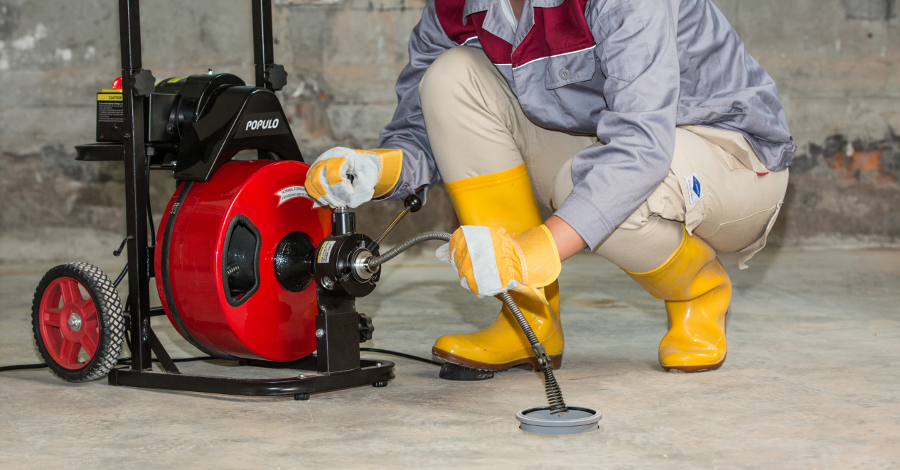 50 ft hot sale drain snake