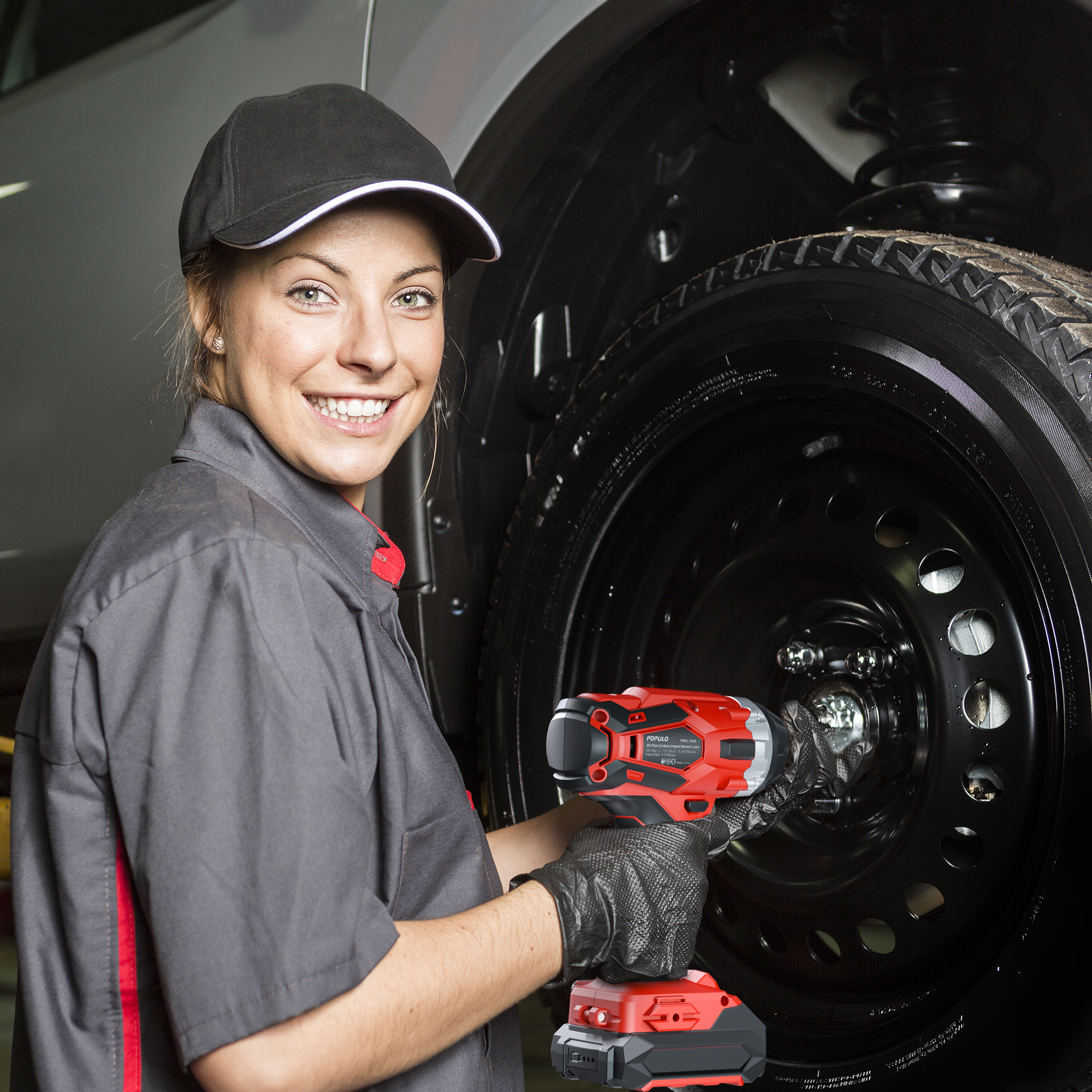 20V IMPACT WRENCH KIT Populo Tools