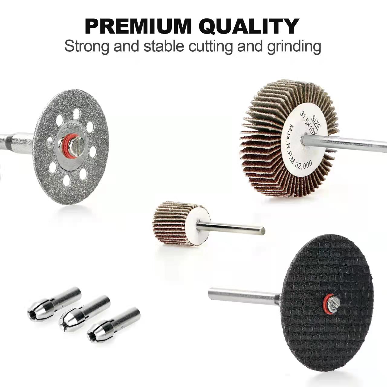 thumbnail image 2 of WORKPRO 530-Piece Rotary Tool Accessory Kit - Bits For Cutting, Sanding, Grinding 2 of 6